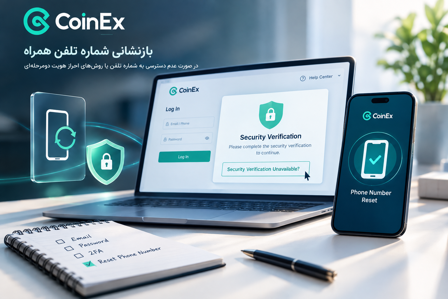 چگونه در صورت عدم دسترسی به احراز هویت دومرحله‌ای، شماره تلفن همراه خود را بازنشانی کنیم؟